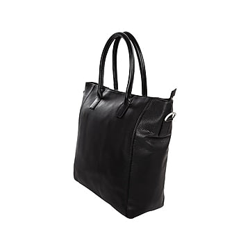 Bond Street Leather Slim Briefcase, Black