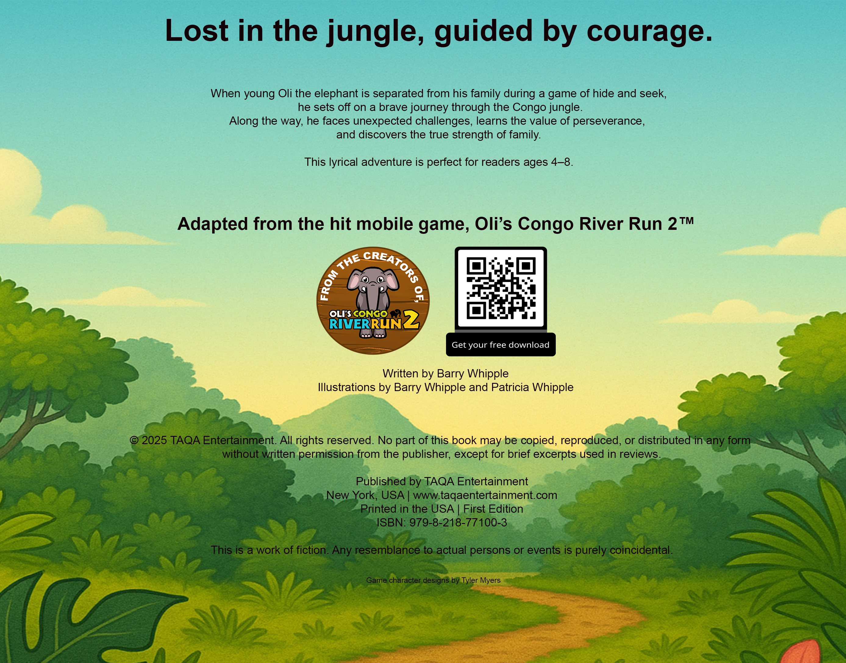 Oli’s Congo Adventures (eBook Edition). Pre Order Now -Save 20% + Free coloring page.