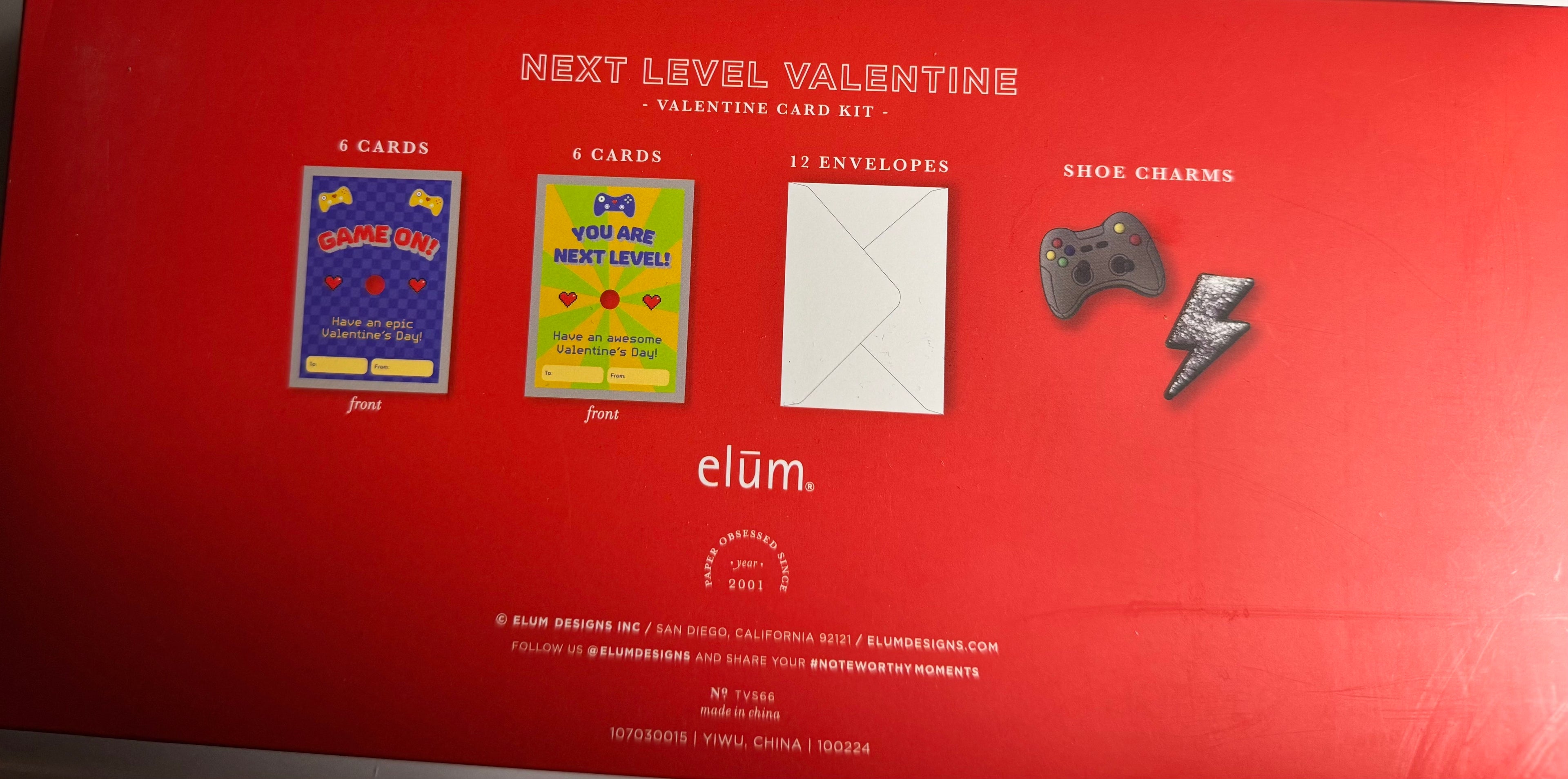 Elum Next Level Valentine Card Kit