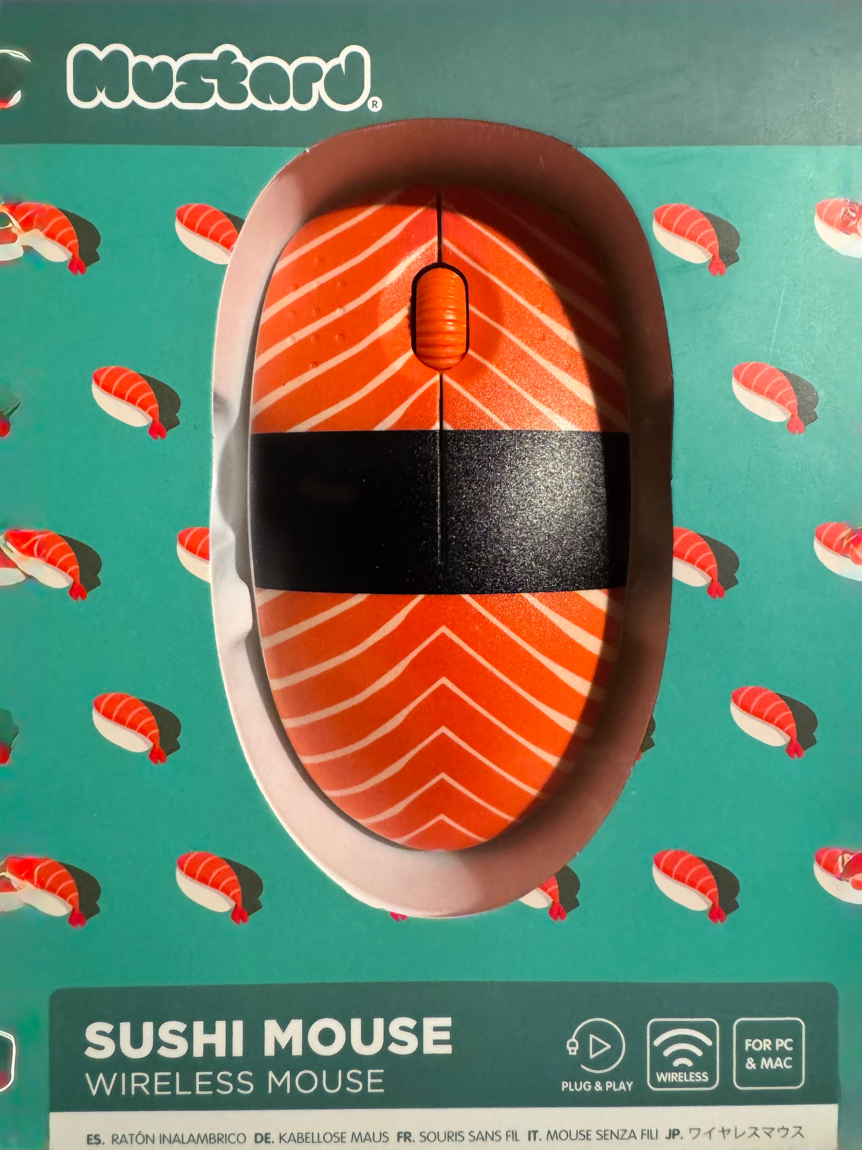 Mustard Wireless Mouse Sushi