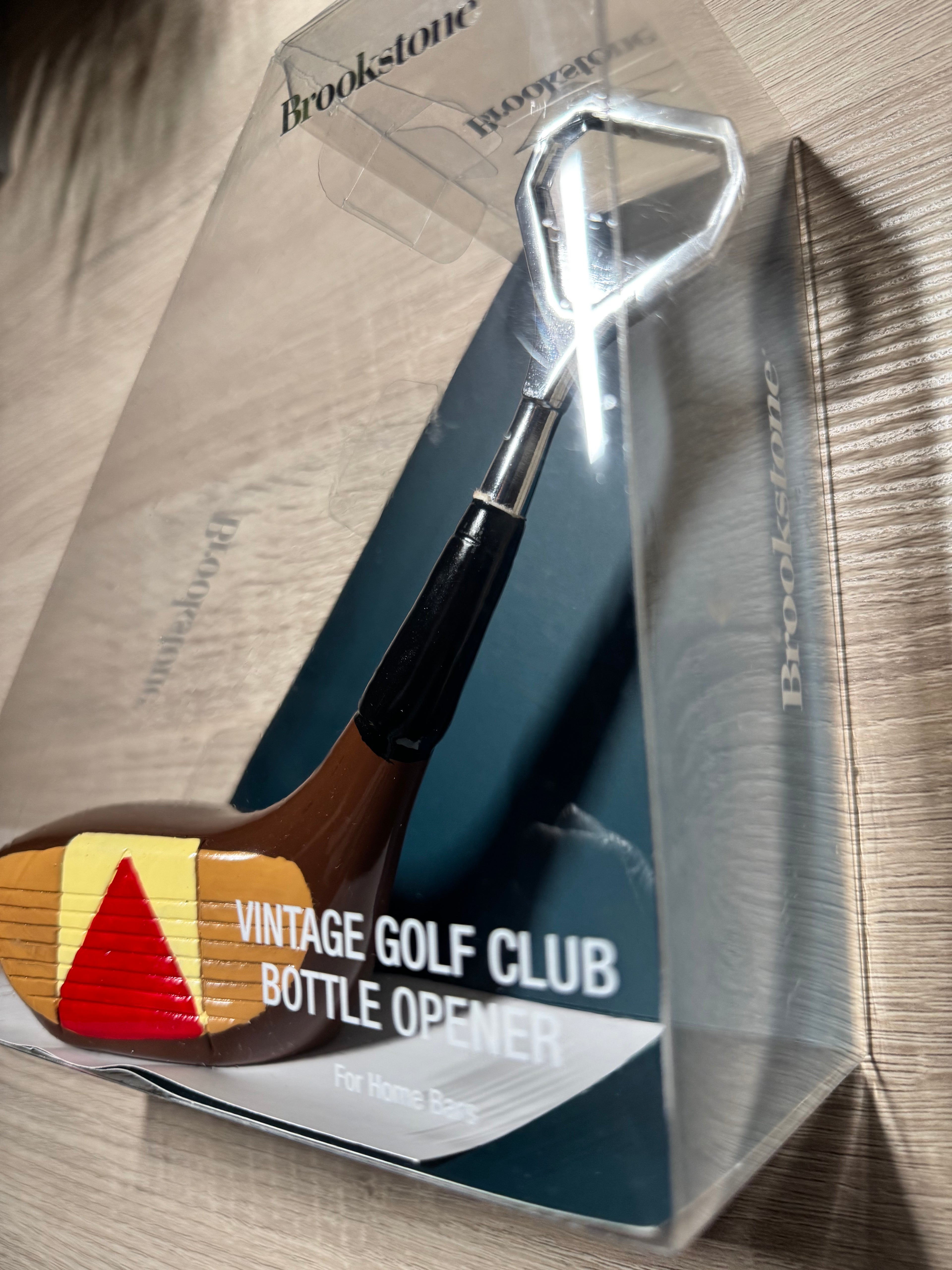 Brookstone - Vintage Golf Club Bottle Opener - for Home Bar