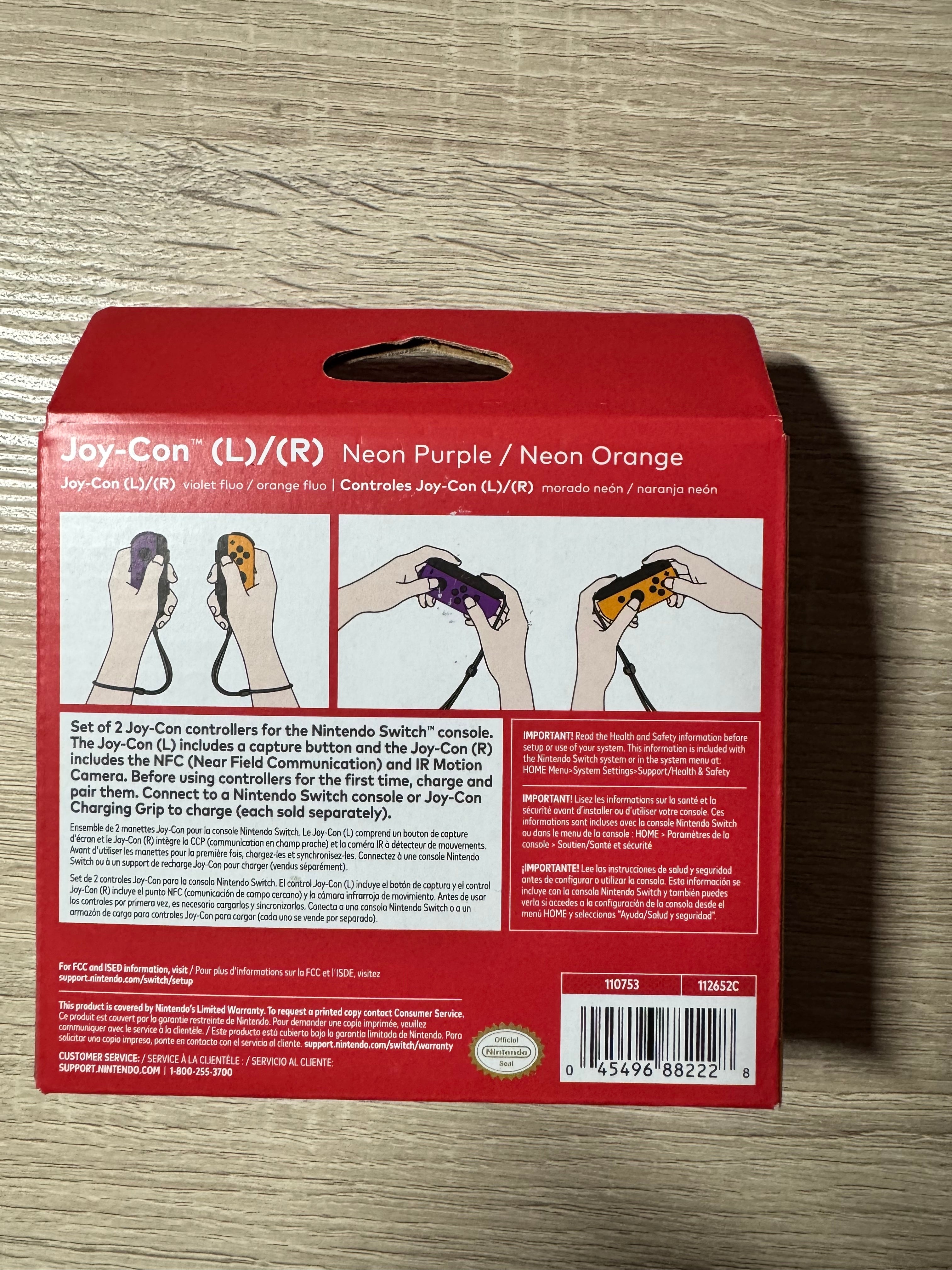 Nintendo Switch™ Joy‑Con™ Pair – Neon Purple &amp; Neon Orange