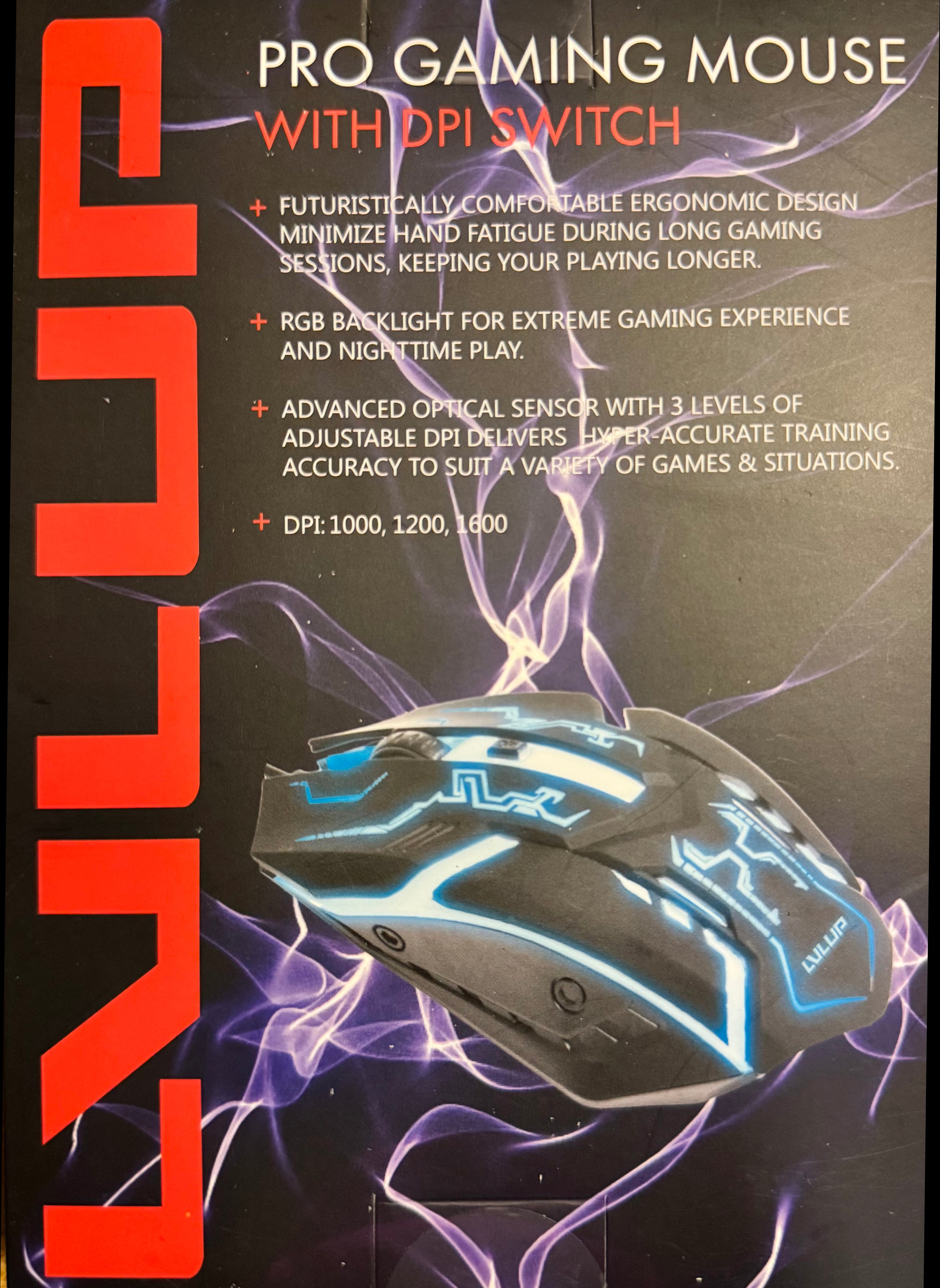 Lvlup Lu737 Pro Gaming Mouse