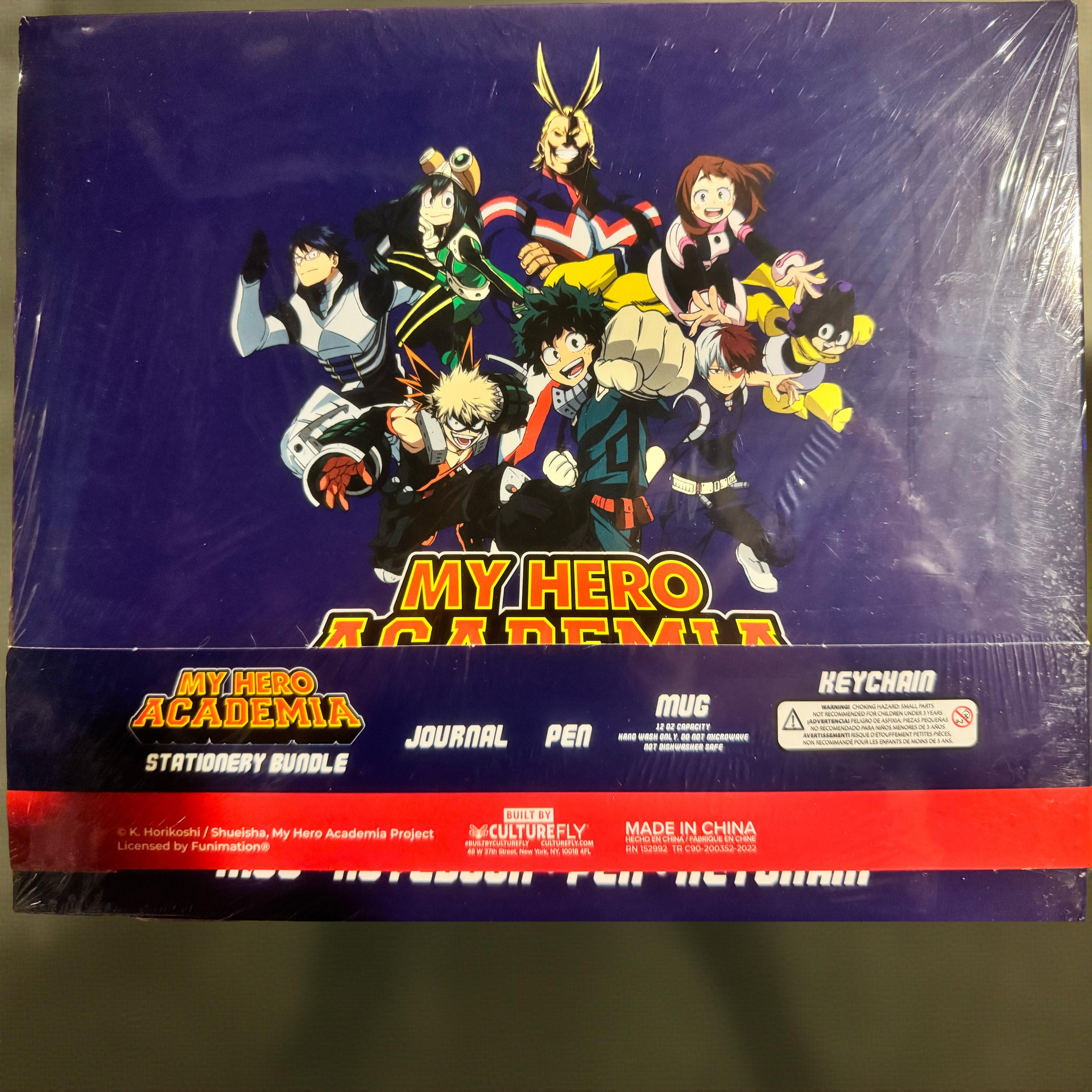 My Hero Academia Stationery Bundle – Mug, Notebook, Pen &amp; Keychain