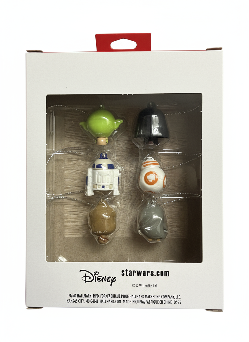 Hallmark Star Wars PVC Figural Mini Ornament Set