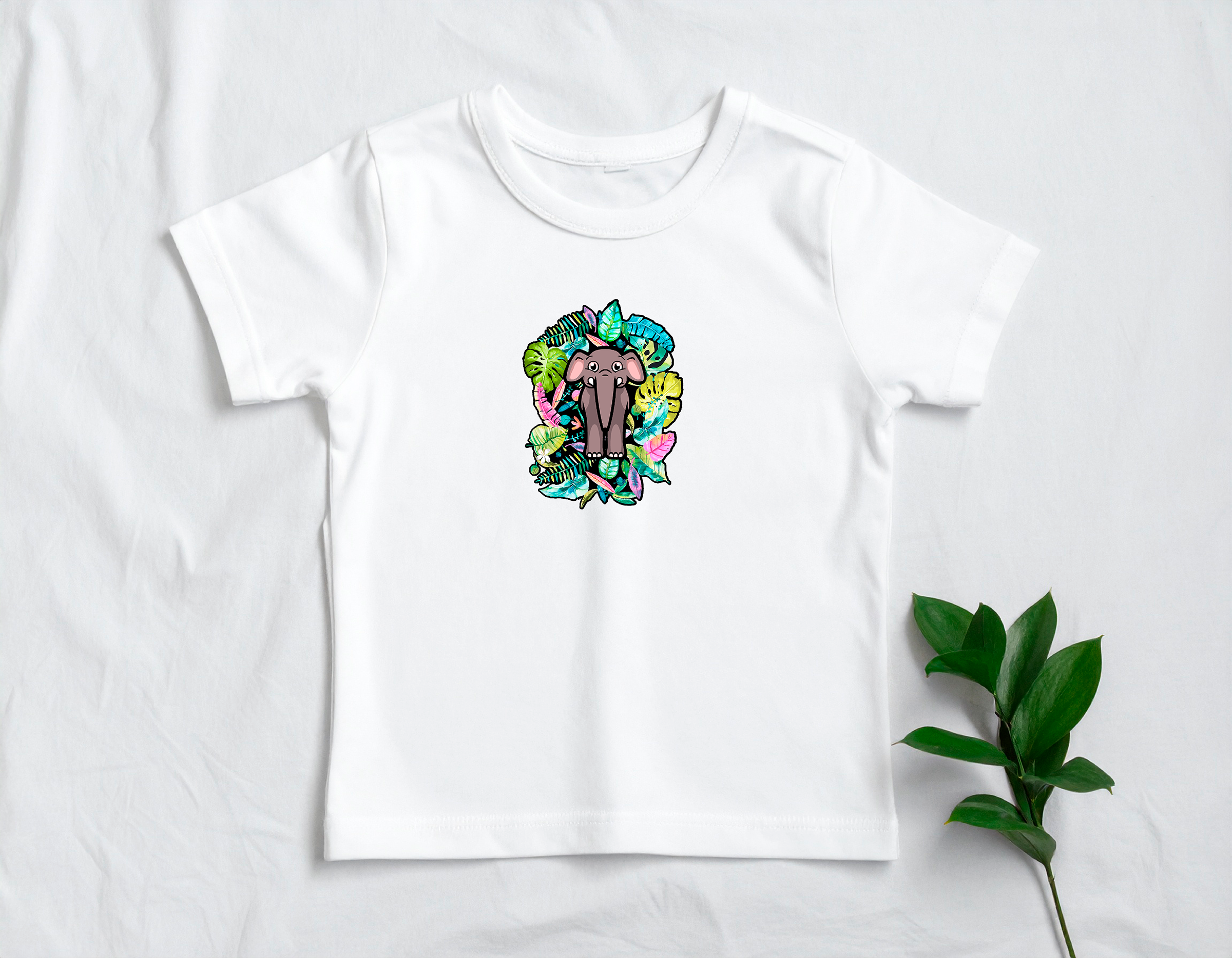 Olifant Tropical Toddler Tee