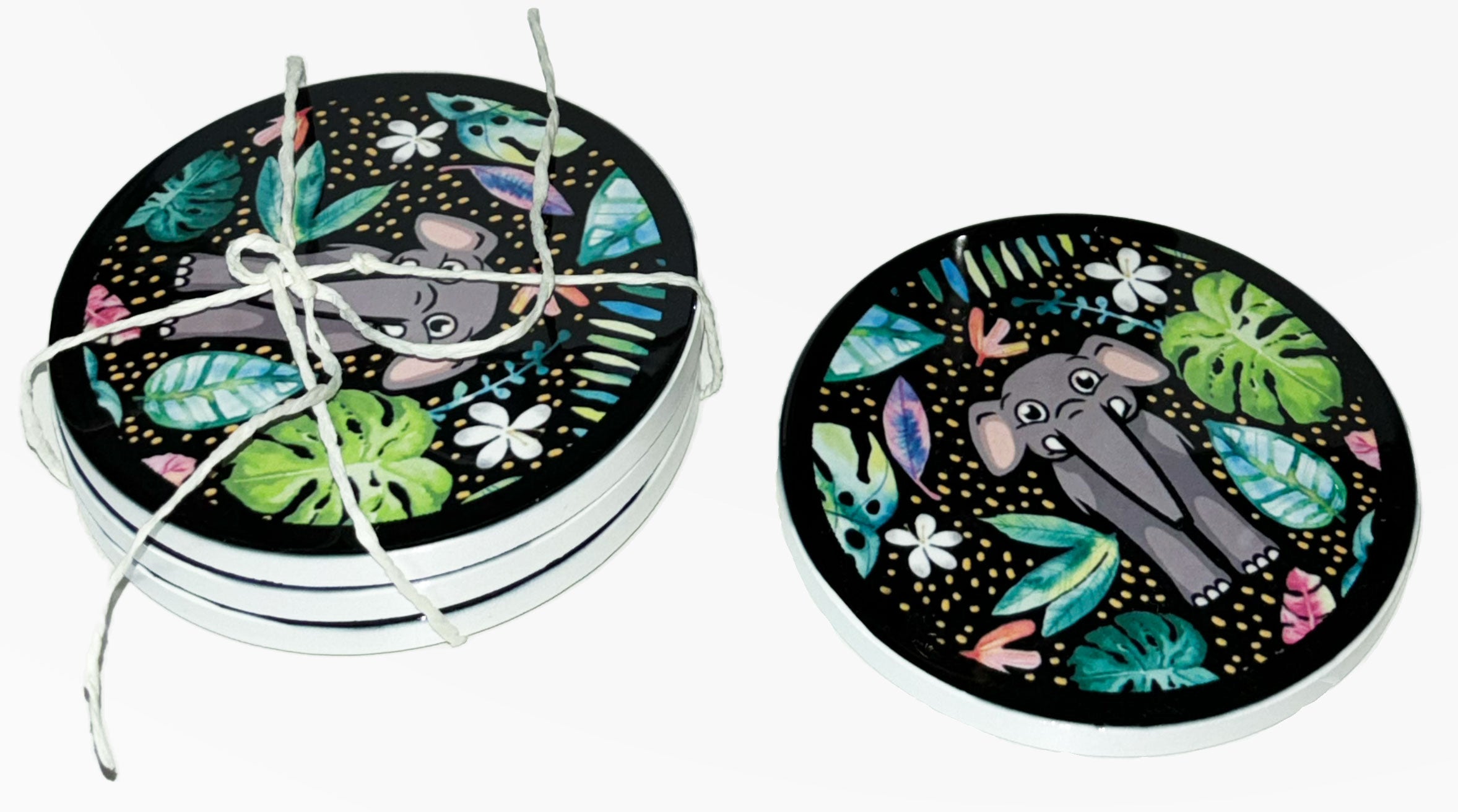 Oli Tropical Coaster 4-Pack