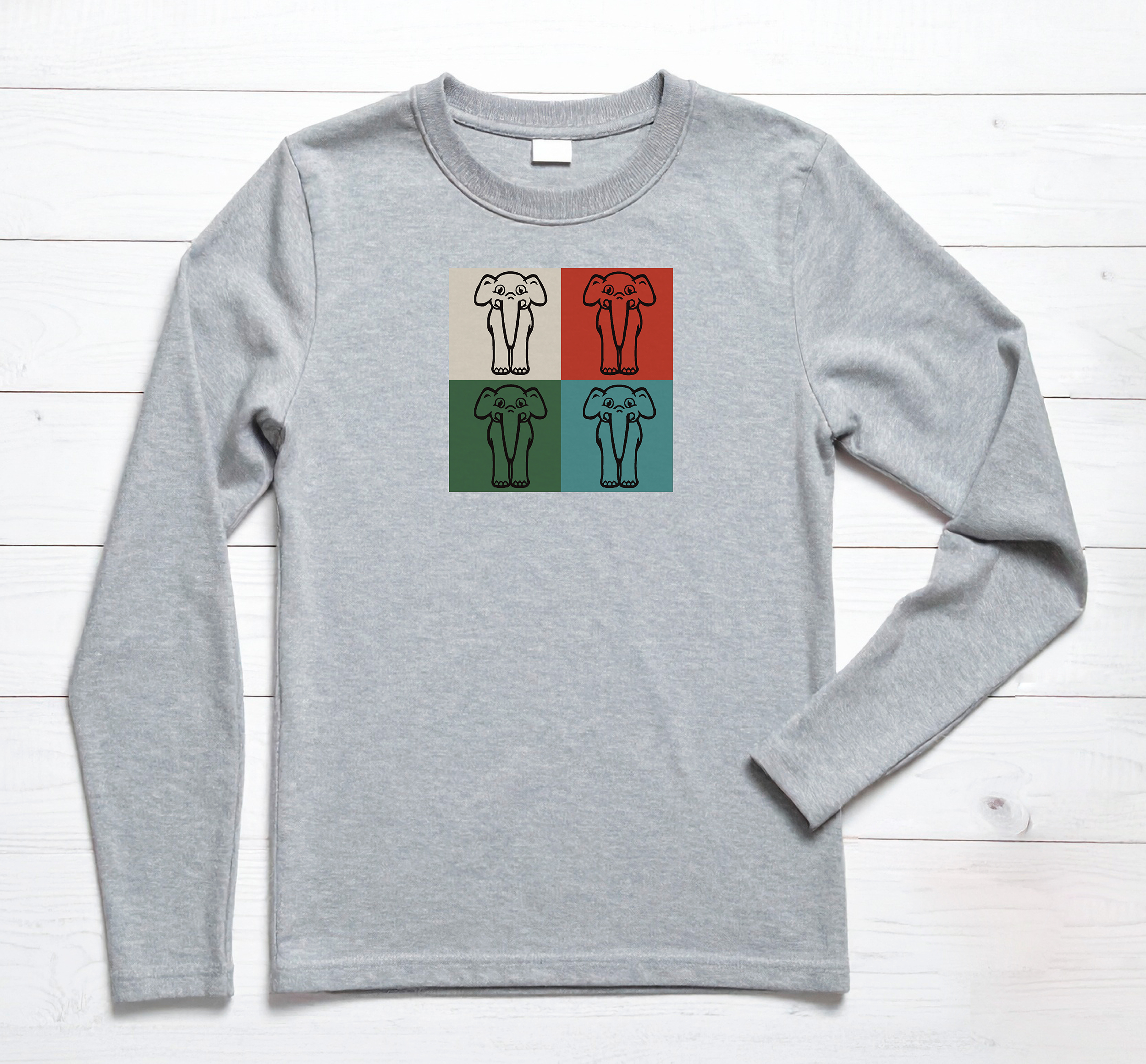 Olifant Shadow Box Long Sleeve Tee