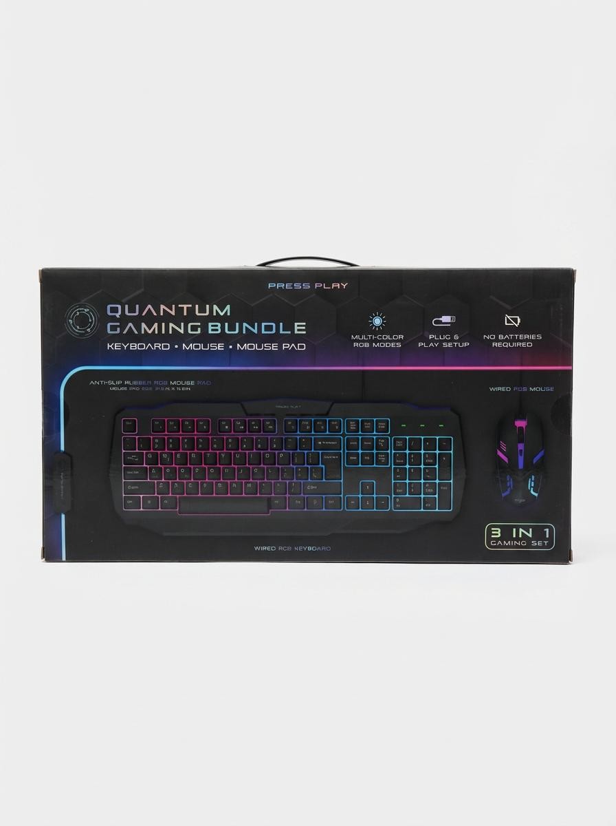 Press Play– 3-in-1 Quantum Gaming Bundle