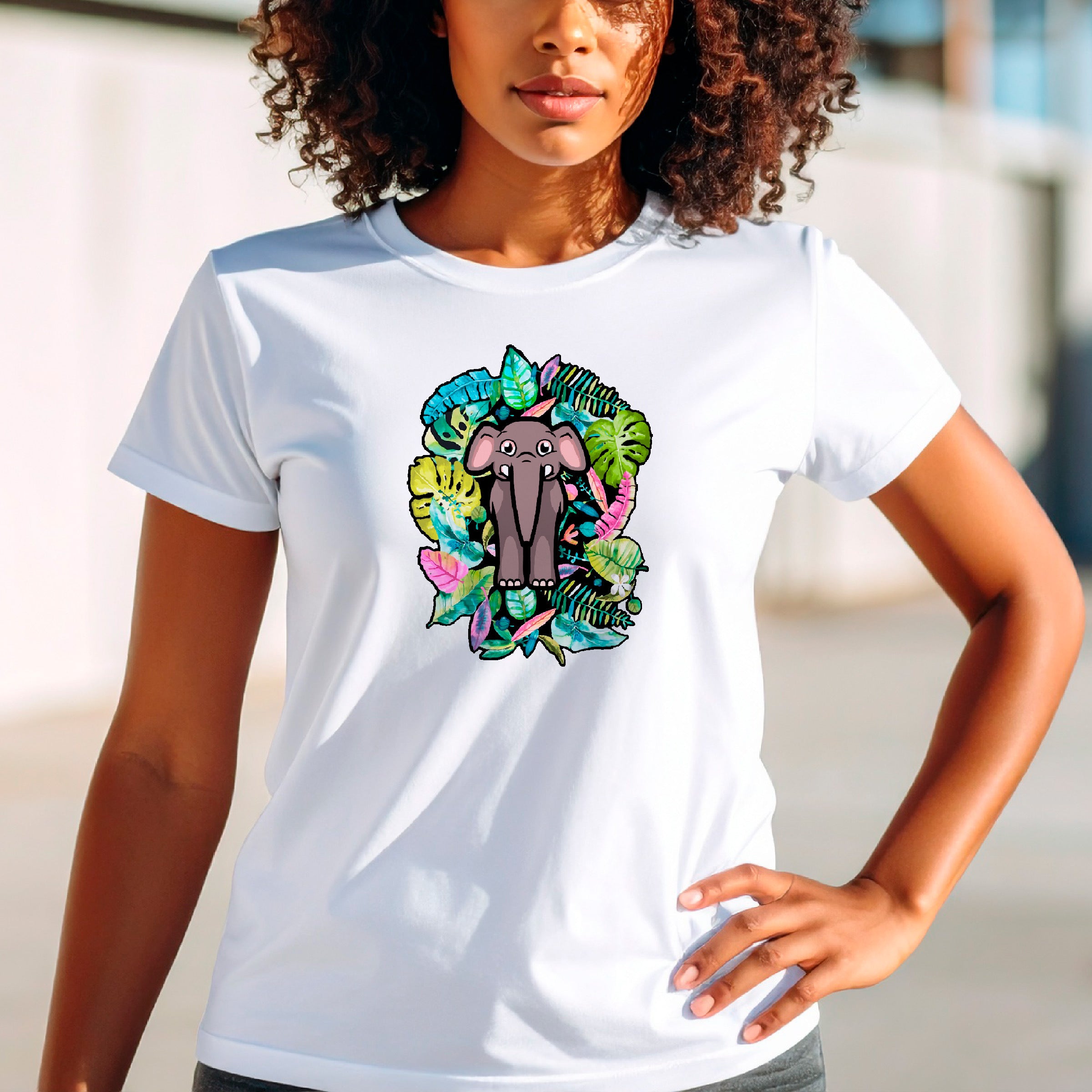 Olifant Tropical Tee