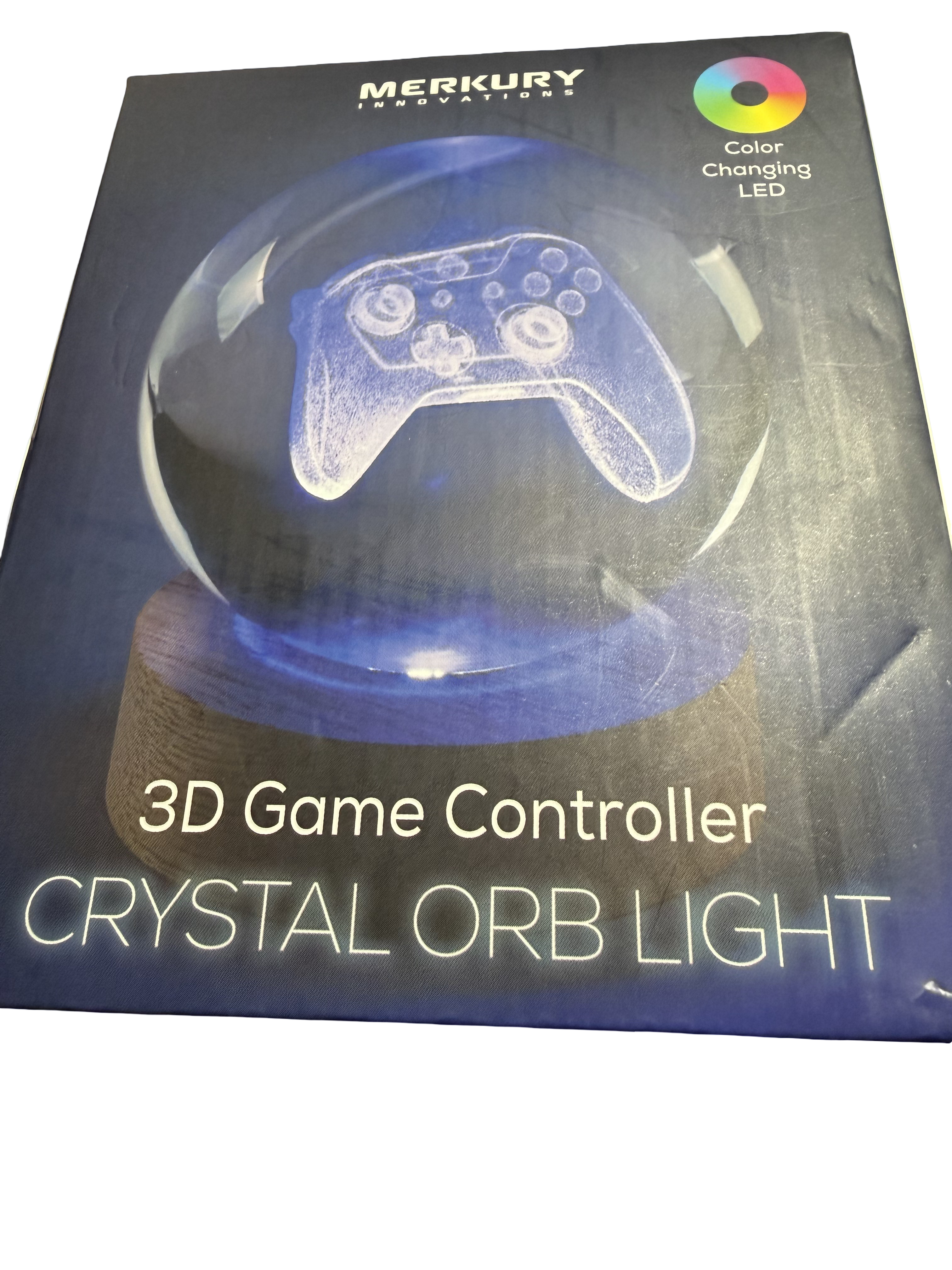 Merkury 3D Game Controller Crystal Orb Light