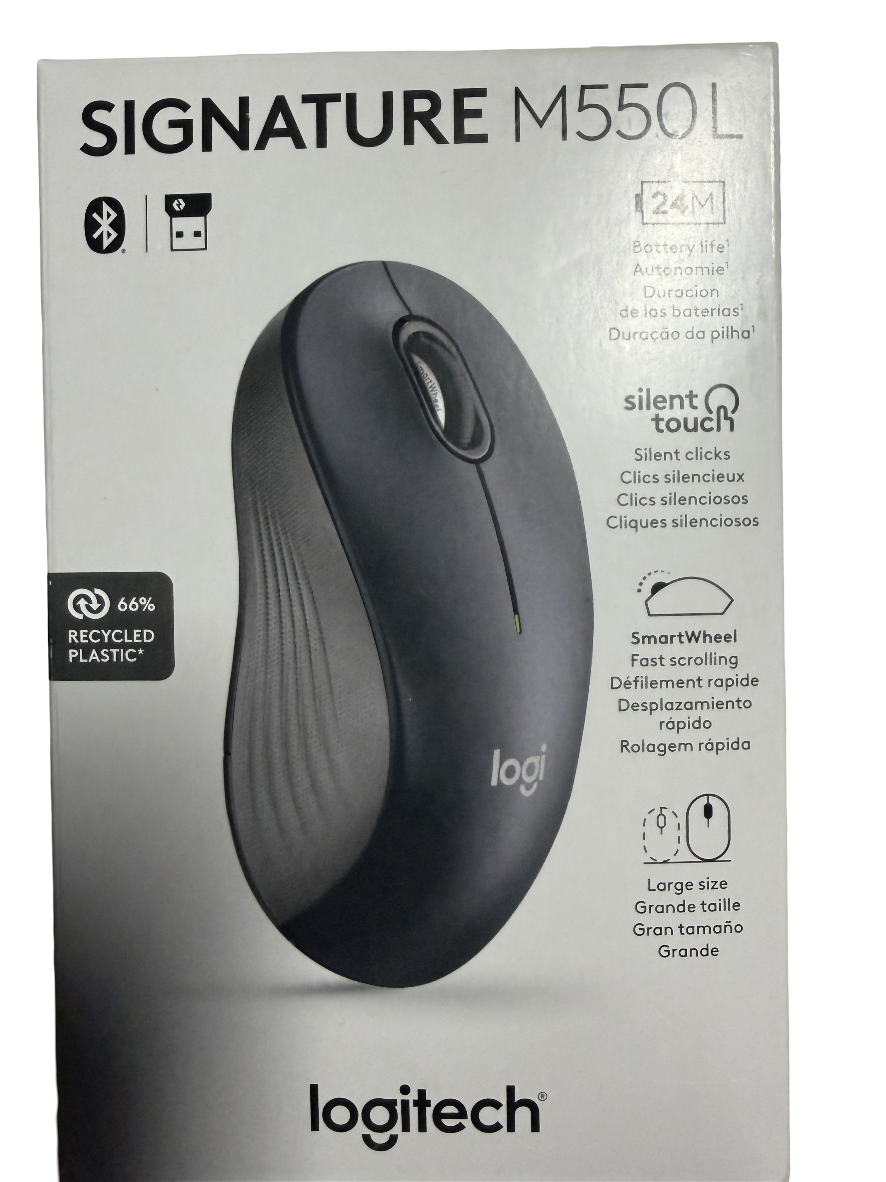 Logitech Signature M550 L Wireless Optical Mouse - Graphite