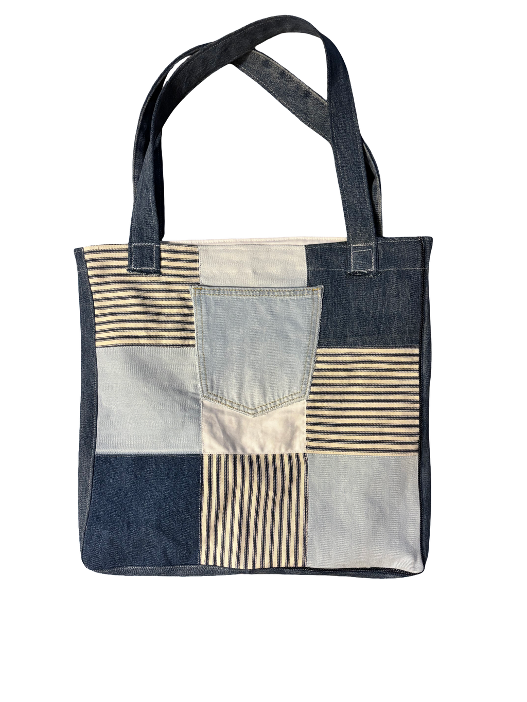 Patchwork Denim Tote