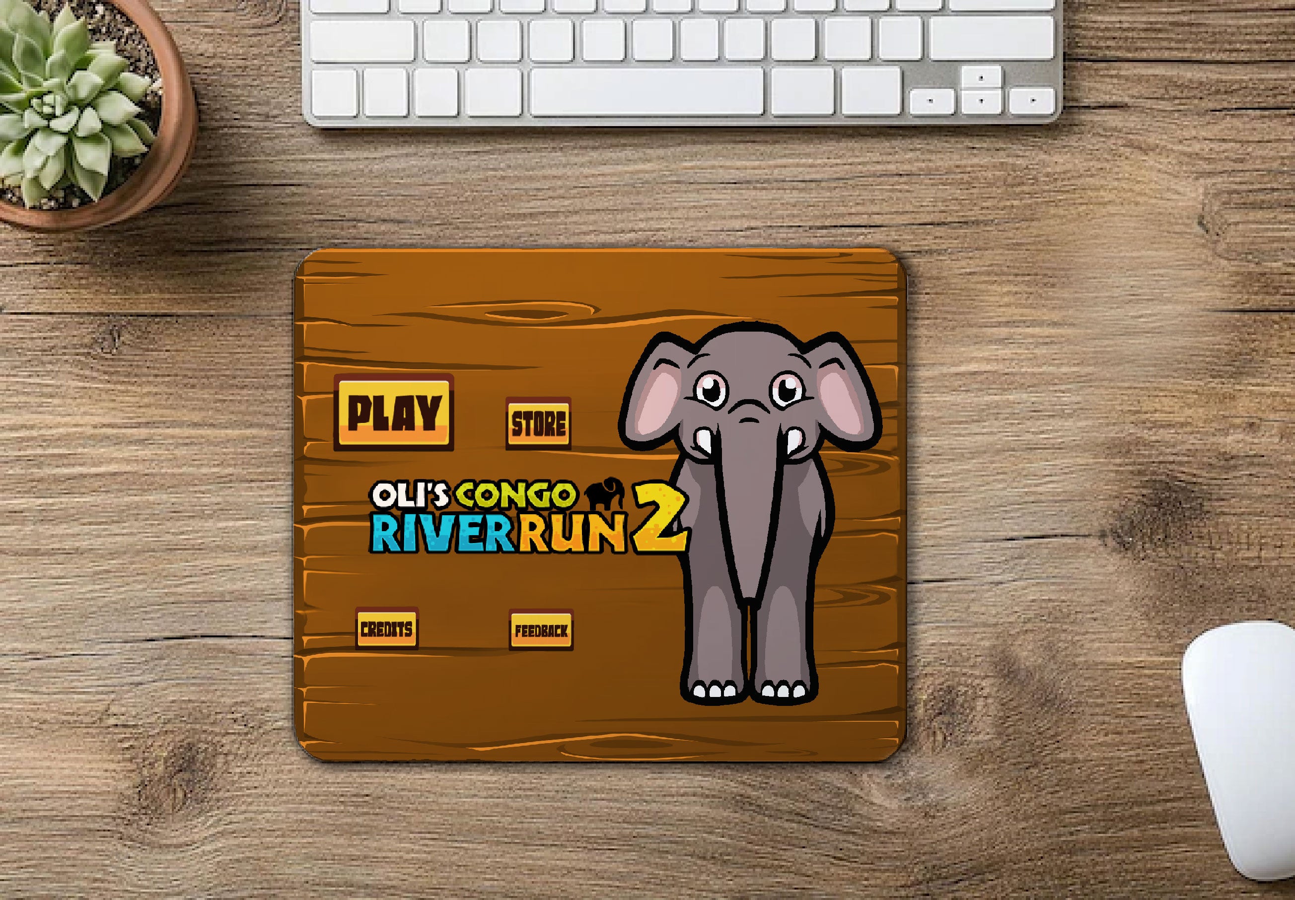 Oli Game Play Mouse Pad